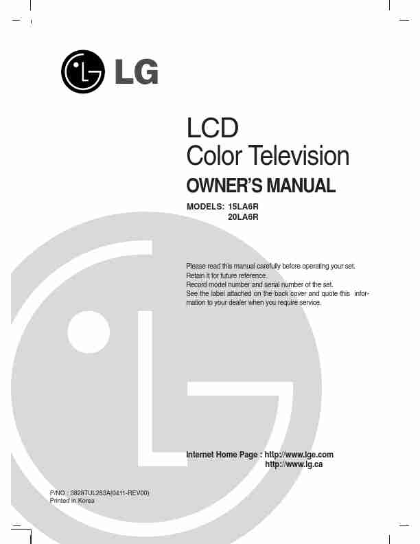 LG Electronics Flat Panel Television 15LA6R-page_pdf